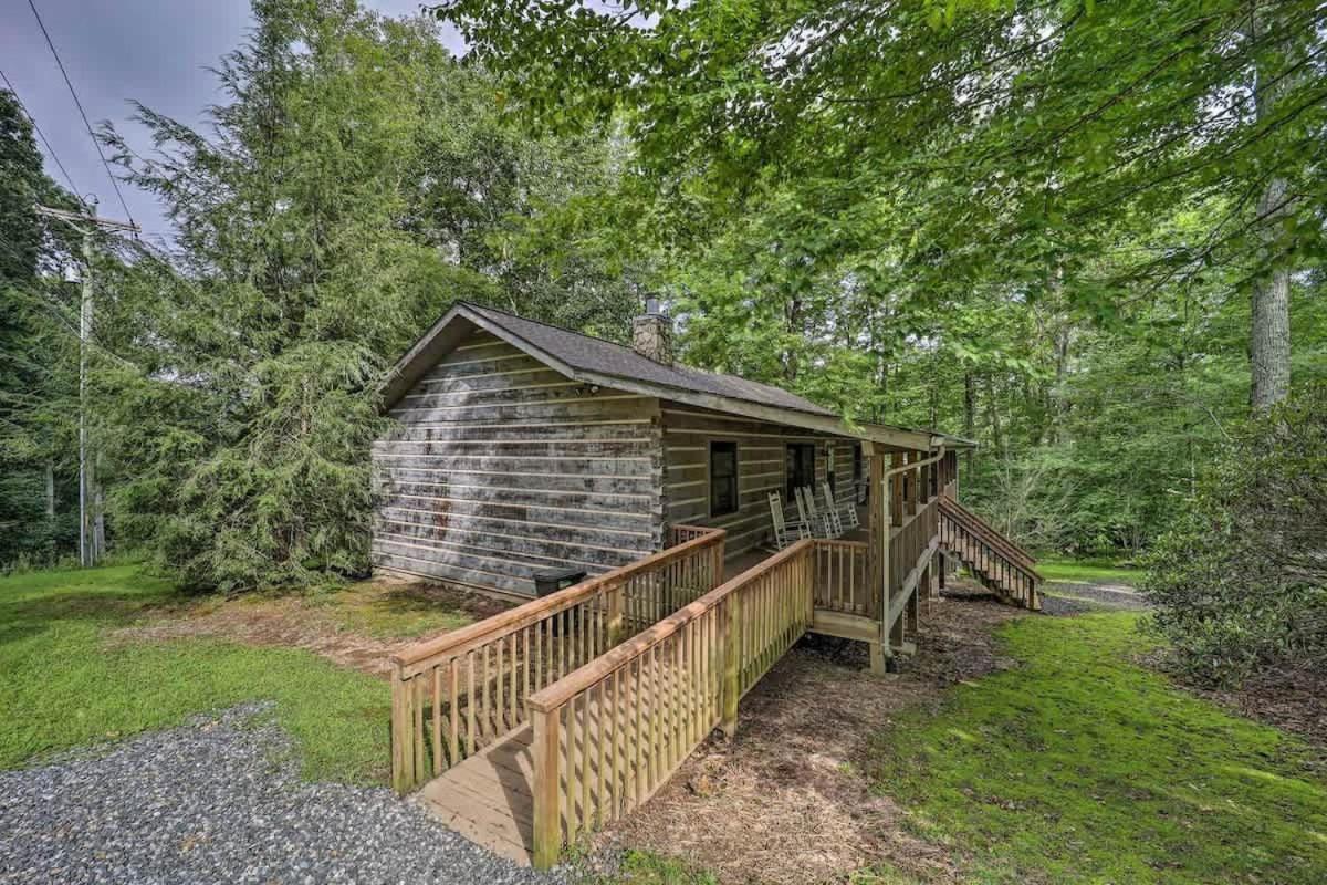 Cozy 'Grey Fox' Cabin Between Boone & Blowing Rock Exterior foto
