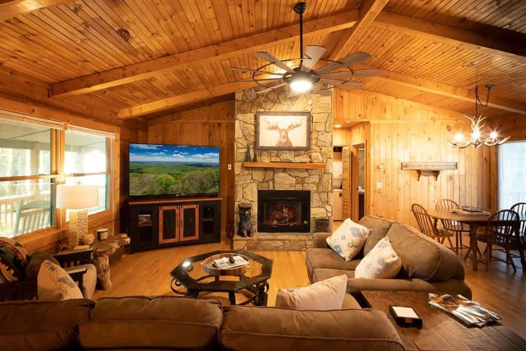Cozy 'Grey Fox' Cabin Between Boone & Blowing Rock Exterior foto